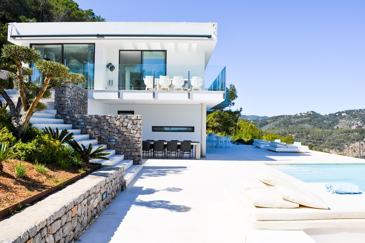 contemporary ibizan holiday villas casa kadota